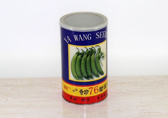 CMYK 4 color offset printing Paper Composite Cans For Baby Foods , Easy Open Lid