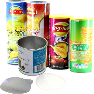 Airtight Composite coin Paper Cans pet food packaging , Paper Canister