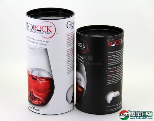 Glossy Lamination Pets Toy  Paper Composite Cans / Tube  , Dia 73 mm / H 100 mm