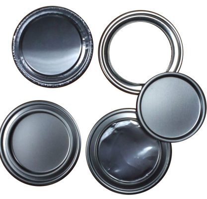 73 mm 300# Silver Aluminum Tinplate Can Bottom 0.23 mm Thickness