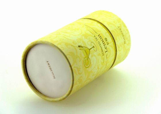 Logo Printed Elegant Cylindrical Kraft Paper Can Packaging for Tea / Fruit Tea / Flower Tea / Ntrition Powder