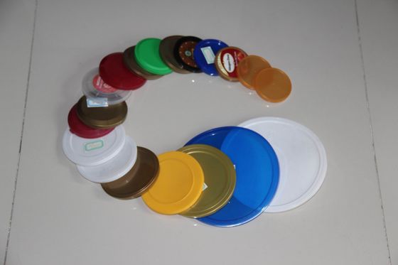 307# Environmental Friendly Round Blue PE Lid with ISO / SGS / FDA  / QS