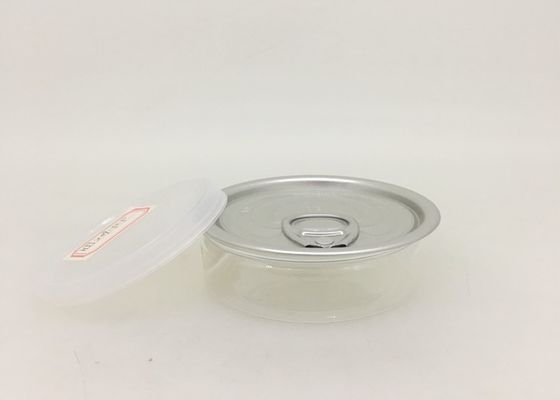 100ml Clear Plastic Cylinder For Dry Fruit / Nut BPA Free Leak Proof