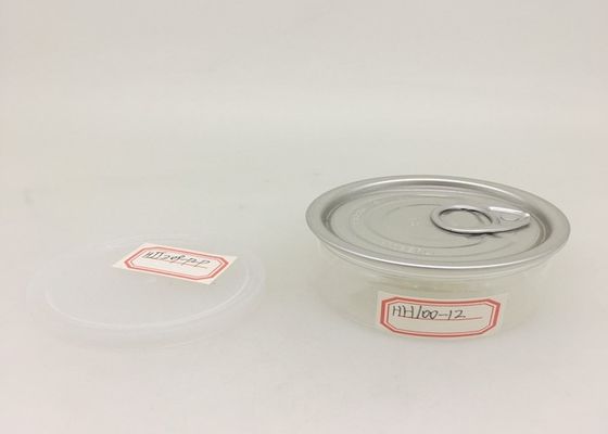 100ml Clear Plastic Cylinder For Dry Fruit / Nut BPA Free Leak Proof