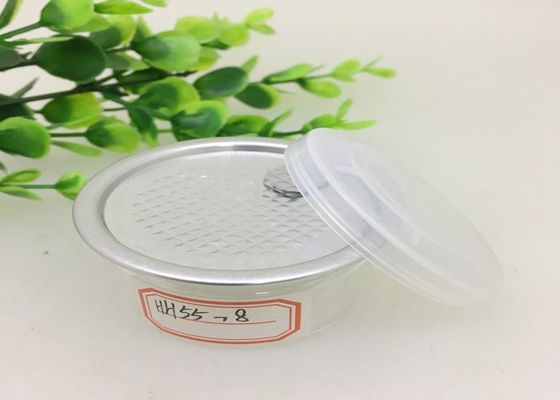 Child Proof Clear Plastic Jar , 55ML CBD Storage Easy Open Can