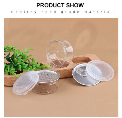 Good Airtight 100ml 120ml Small Capacity Plastic Can for Oil Spice Powder Easy Take Plastic Jar Clear Plastic Cylinder
