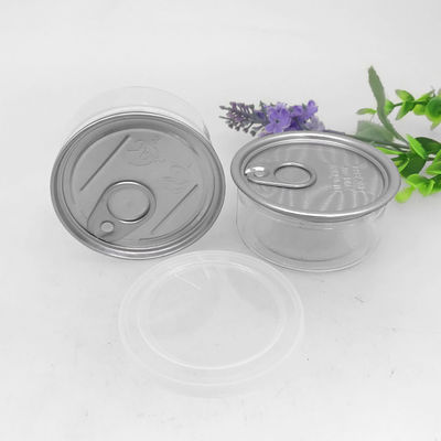 Weed Packaging 3.5 Grams 100ml Pet Plastic Jar With Ring Pull Lid