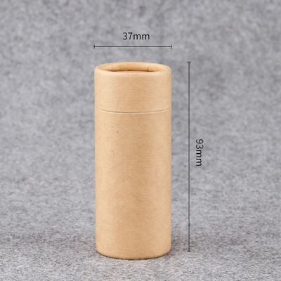 China Factory Made in China OEM Customized High Quality Kraft Paper Tube Push Up with PE inner Paper Can for Lipstick Deodorant