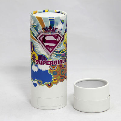 Moisture-proof Colorful Cylindrical Paper Can Packaging for Underwear and T-shirt