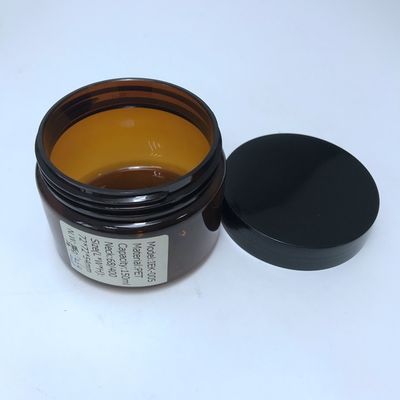 Plastic PET Cosmetic Jar Round Shaped Cream Can Customized Color and Logo