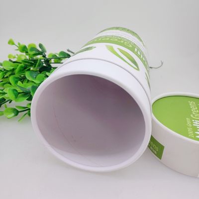 Round Shape Cardboard Packaging Tube / Paper Cylinder Packaging