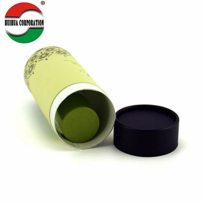 UV Varnishing Cosmetic Paper Tube Packaging Custom Transparent Window