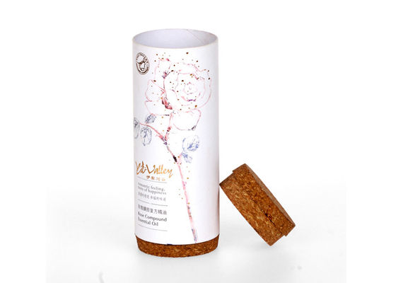 Delicate Handle Paper Tube Packaging Offest Print Mailing Tube