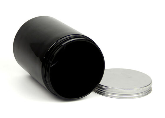 Round Clear Packaging Tubes , Screwing Pet Hard Light Tight Plastic Container