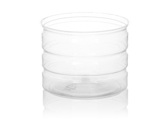 Square PET Tube Packaging , Easy Open Clear Plastic Packaging Tubes