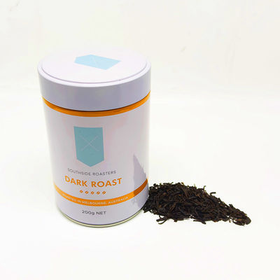 Airtight Tin Plate Cans 200g Coffee Powder Tea Packaging Tin Jar