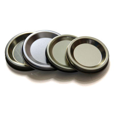 Custom Hard Gold Iron Strech Tin Can Lid Glossing Wine Packaging Tube Cap