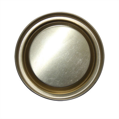 Custom Hard Gold Iron Strech Tin Can Lid Glossing Wine Packaging Tube Cap