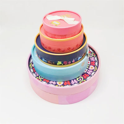 Cardboard Paper Cylinder Containers Human Hair Clothing Packaging Cylinder