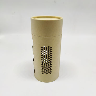 Canister Kraft Round Cylinder Box Cosmetic Gift Packaging Paper Tube 145mm Hieght