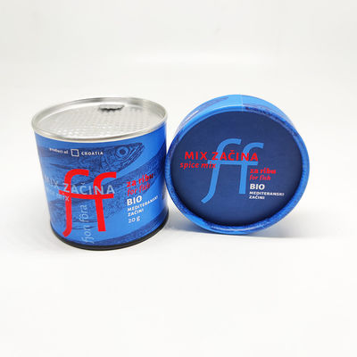 Eco Friendly Food Grade Composite Aluminum Foil Liner Airtight Paper Tube Cans for Bakery Cafe Power Cookie Chocolate Snacks