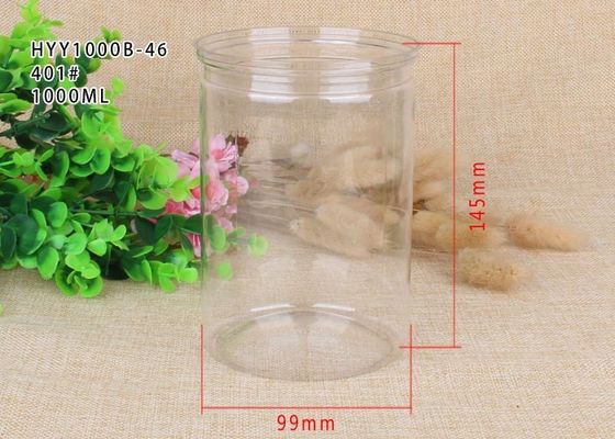 Food Grade Plastic PET Cans Food Containers Good Barrier Properties