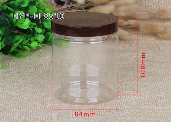 550ml / 580ml Dry Food Container Clear Pet Jars PET Can PP Cap Heat Protection