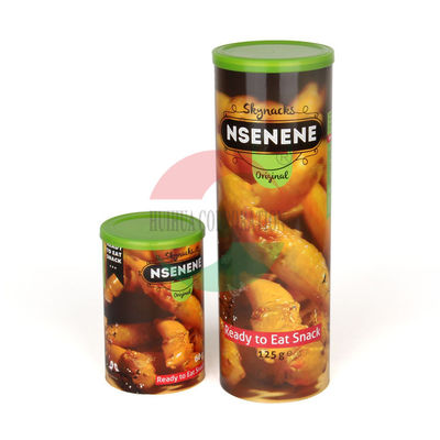 Round Tea Packaging Paper Can For Scented Tea , Food Packing Tube