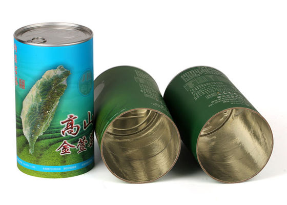 Salt Paper Canister Packaging Biodegradable Cans 16mm - 150mm Diamater