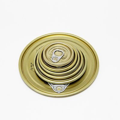 202# 300# Tinplate EOE Easy Open Lid For Tuna Fish Tin Cans