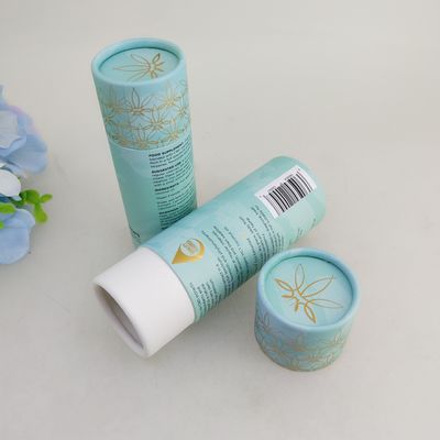 Wholesale Recyclable Paper Cans Packaging Cardboard Perfume Essential Oil Container Paper Tube