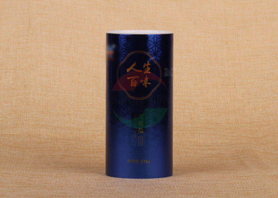 ODM Salt Food Lining Custom Printed Round Paper Packaging Can With Shake Lid