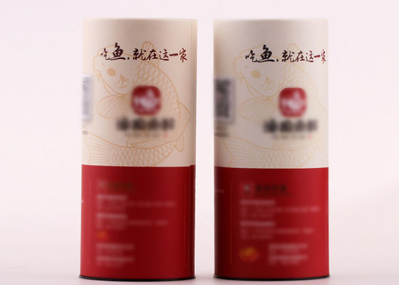 OEM / ODM Paper Cans Packaging Round Cylinder Boxes For Tissue Packaging