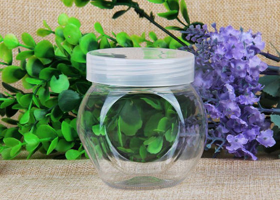 Special Style Clear Plastic Cylinder / Security Screw Cap Bottle Food Grade
