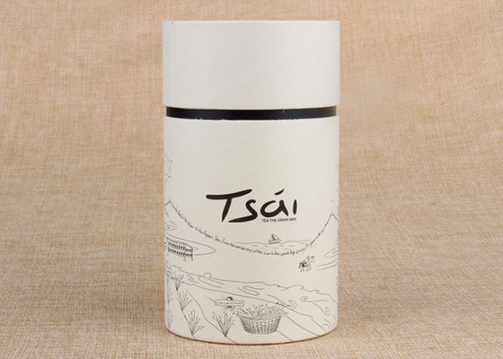 FDA Test Food Grade White Cardboard Paper Can Printing Logo