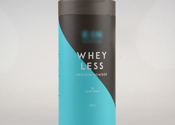 Custom Printing Logo Paper Cans Packaging , Cardboard Paper Tube For Tea Packaging