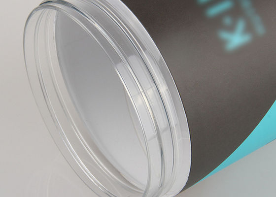 Composite Paper Tube Packaging With Plastic Jar Cream / Powder Packaging