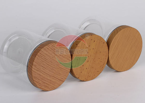 PET Honey Jars Cylindrical Food Bottles With Lids Guangzhou Suppliers With Caps, Plastic Screen Printing Customized Square