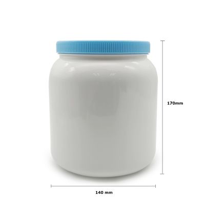 New Design 400g 1000g Plastic Milk Protein Powder PET Container Can With Screw Cover