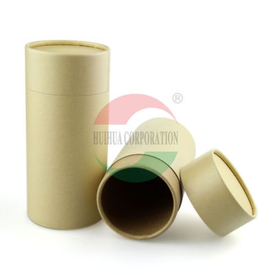 Eco - friendly Food Packaging Kraft Paper Tubes / Custom Postal Tubes