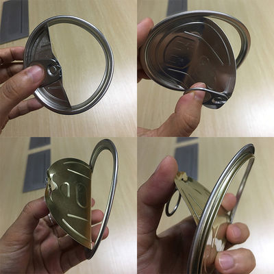 Aluminium Ring Pull Easy Open Can Lid Clear / Blue / Green Customized