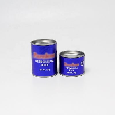 Wholesale Printing Logo Paper Tube With Metal Cover Easy Open Paper Can