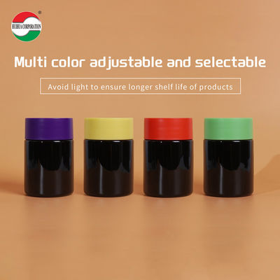 Food Grade PET Plastic Bottle Plastic Jar For Pet Nutrition Vitamins With Screw Cap