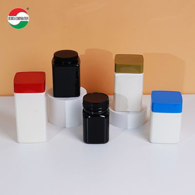 Food Grade PET Square Jar Screw Cap Direct Plastic Bottle For Clear Plastic Jars Candy Oatmeal Snacks Dried Fruit Empty Storage