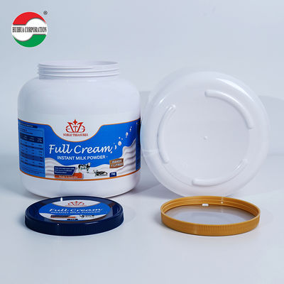 Wholesale 4000ml High Volume PET Plastic Jar Container with Screw Cap for Health Supplements and Milk Powder
