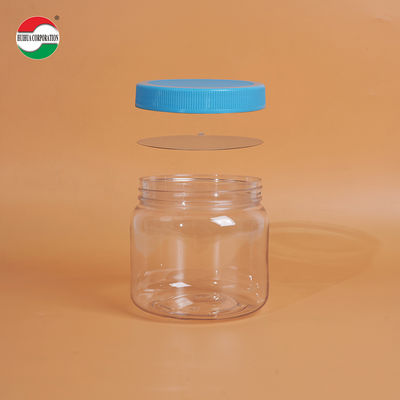 1100ML Transparent Clear PET Plastic For Milk Powder Cylinder Packaging for Business