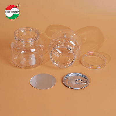 Custom Clear PET Plastic Jar 500ml-4000ml for Food Packaging