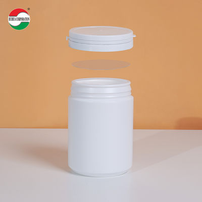 Custom Labels Eco-Friendly 900ML HDPE Bottle Clear Plastic Cylinder Health Nutritional Products HMD900-71