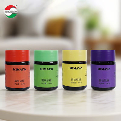 360ML Clear PET Can For Soft Candy Dry Food Coffee Cosmetic Gift Suitable For Cookies Packaging
