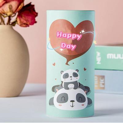 3ply Car Cylinder Tissue Paper Box Food Grade Bamboo